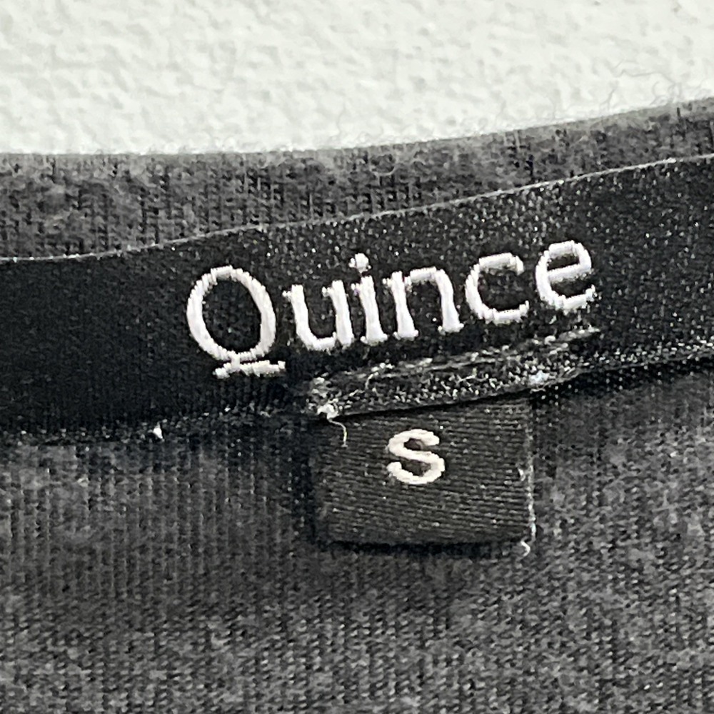 Quince Dress Black Tencel Tank Midi Size S Lagenlook Capsule Casual Comfort - Picture 4 of 9